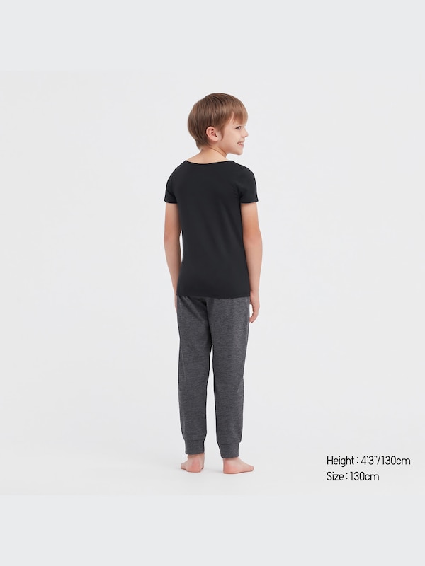 T-SHIRT SCOOP EN MÉLANGE DE COTON AIRISM ENFANT