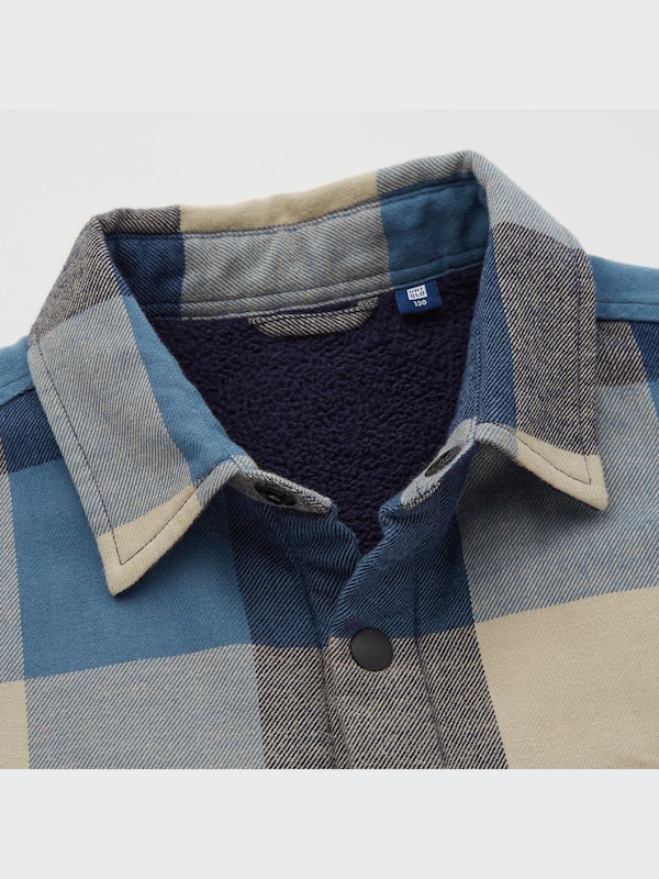 Flannel Pile-Lined Shirt Jacket
