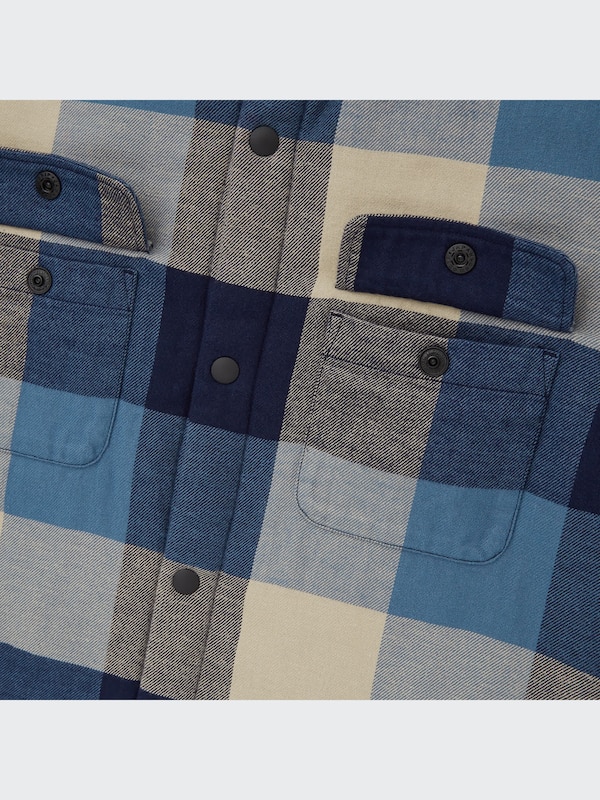 Flannel Pile-Lined Shirt Jacket