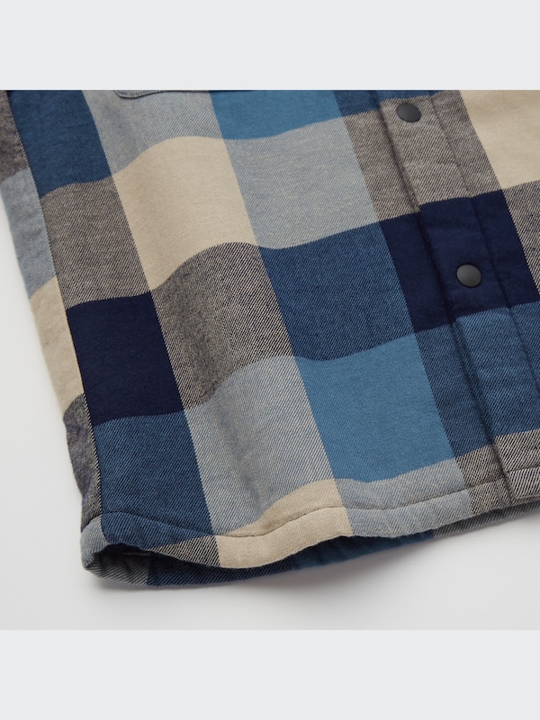 Flannel Pile-Lined Shirt Jacket