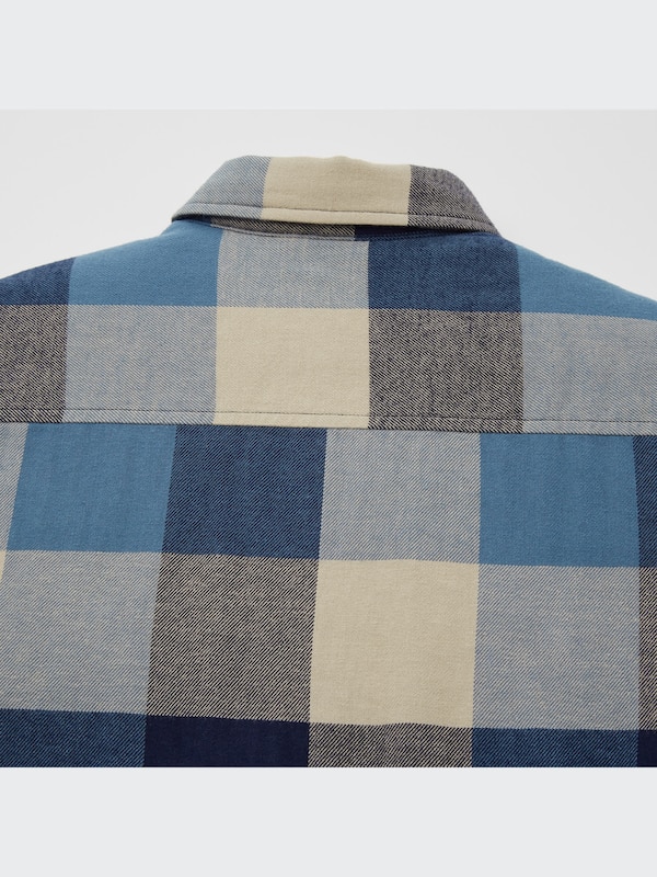Flannel Pile-Lined Shirt Jacket
