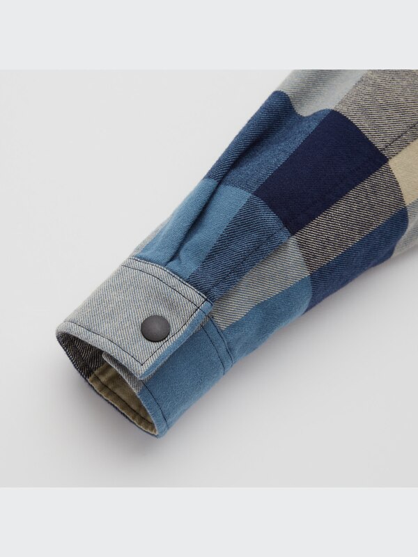 Flannel Pile-Lined Shirt Jacket
