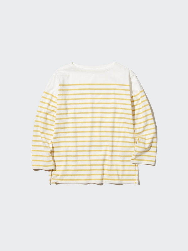 STRIPED OVERSIZED LONG SLEEVE T-SHIRT