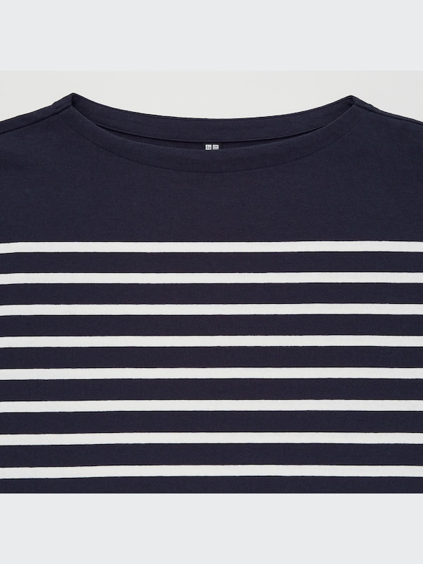 STRIPED OVERSIZED LONG SLEEVE T-SHIRT
