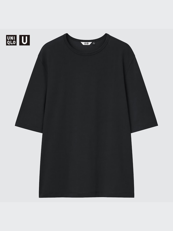 U AIRism Relaxed Crew Neck Short-Sleeve T-Shirt