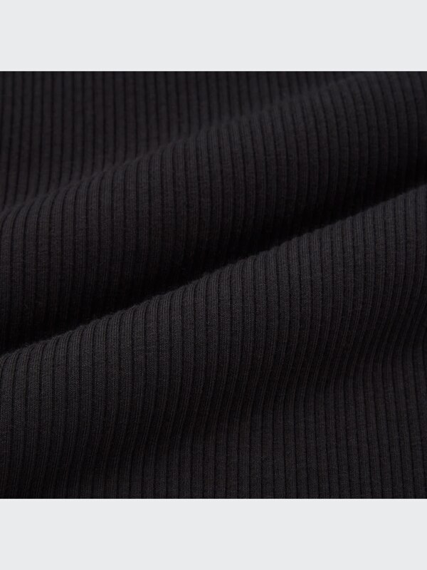 RIBBED SHORT SLEEVE T-SHIRT