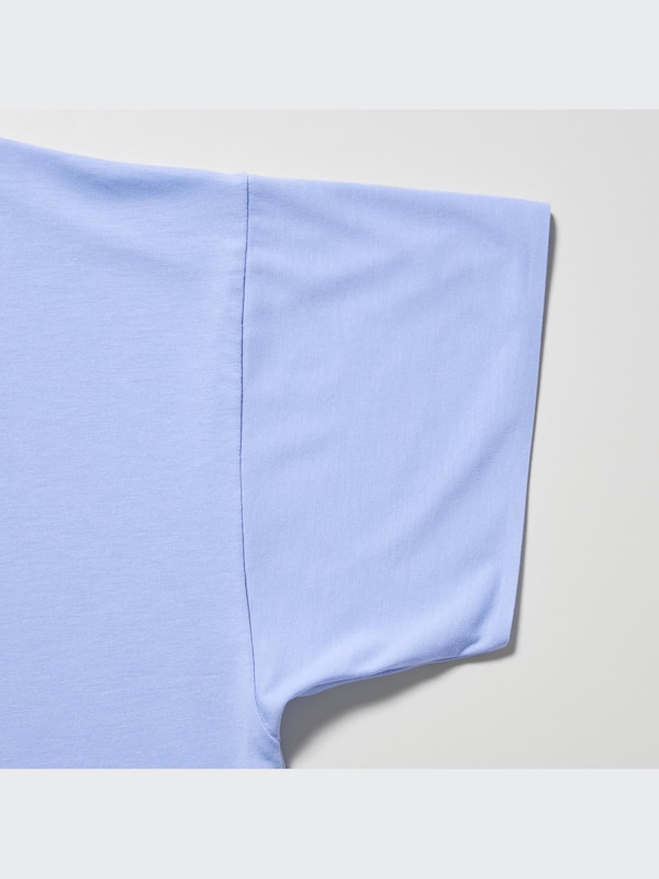 AIRism Seamless Boat Neck Short-Sleeve Long T-Shirt