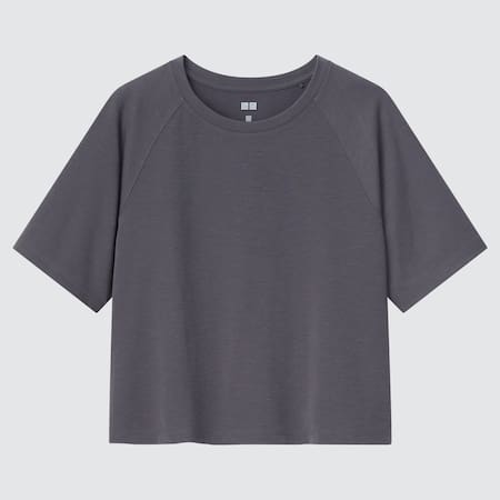 T-Shirt Crop DRY-EX Col Rond