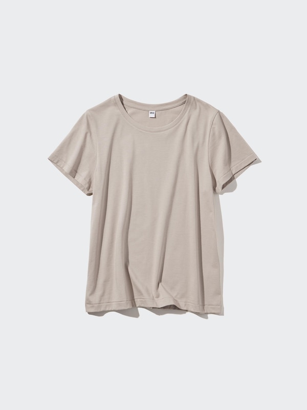 Supima® Cotton Crew Neck Short-Sleeve T-Shirt | UNIQLO US