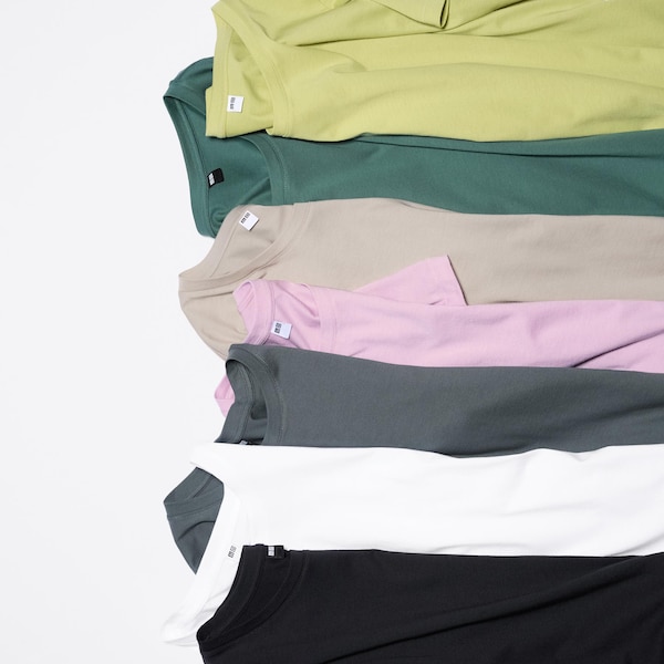 Supima® Cotton Crew Neck Short-Sleeve T-Shirt | UNIQLO US