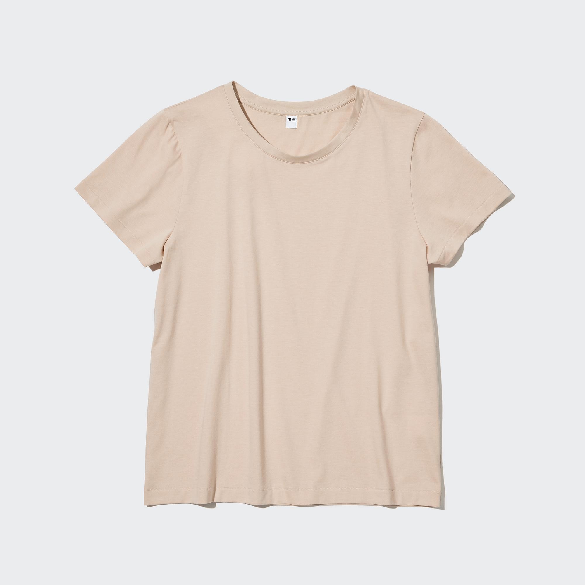 WOMEN S SUPIMA COTTON CREW NECK SHORT SLEEVE T SHIRT UNIQLO CA