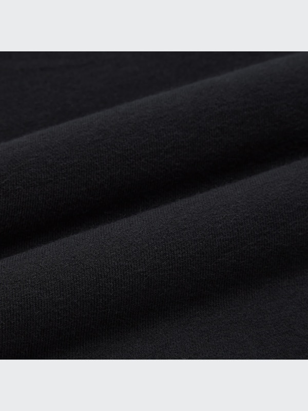 Crew Neck Cropped Long-Sleeve Sweatshirt