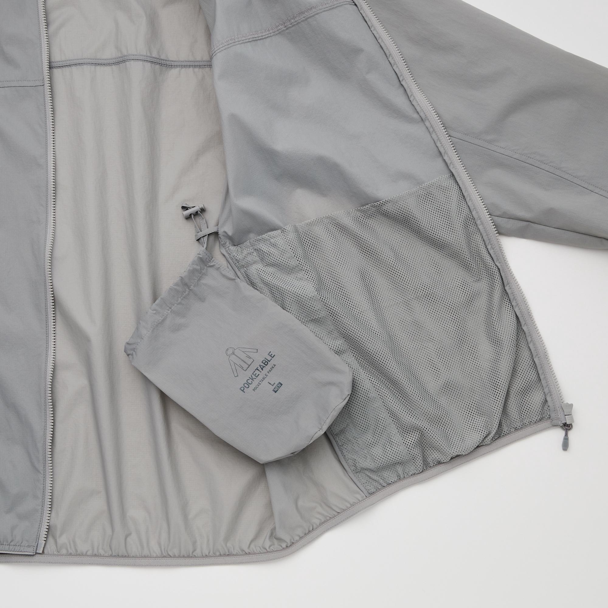 Uniqlo pocketable parka how to fold sale