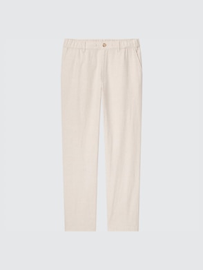LINEN BLEND RELAXED PANTS