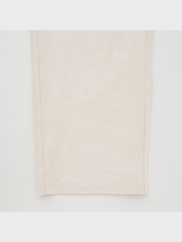 Linen-Blend Relaxed Pants