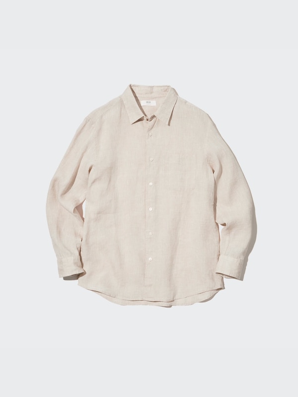 Premium Linen Long-Sleeve Shirt