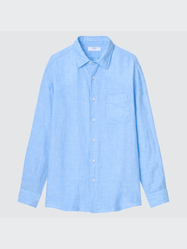 Premium Linen Long-Sleeve Shirt