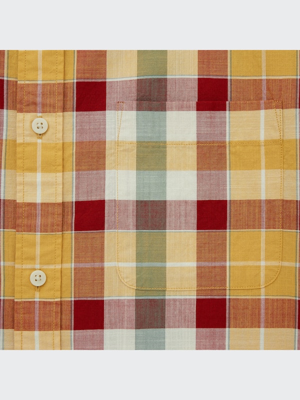 Madras Plaid Short-Sleeve Shirt