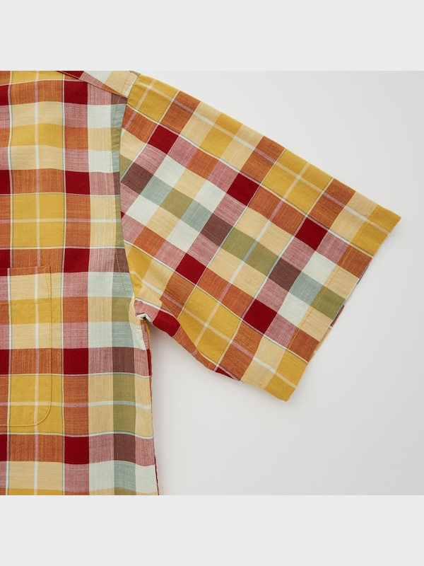 Madras Plaid Short-Sleeve Shirt