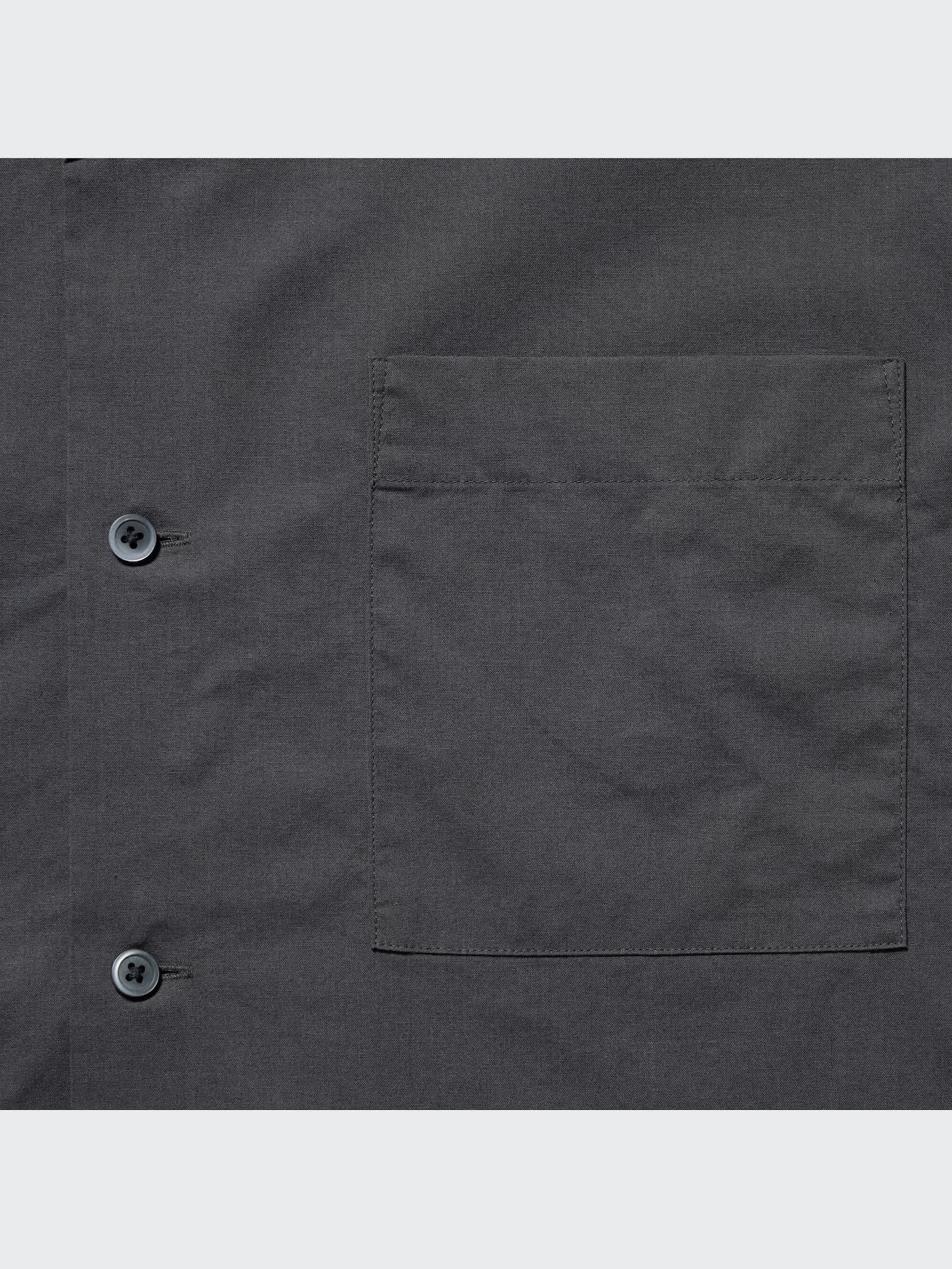 トップス meer. OPEN COLLAR SHORT SHIRT(CHARCOAL) Modal Open Collar Shirt | Short Sleeve | UNIQLO US