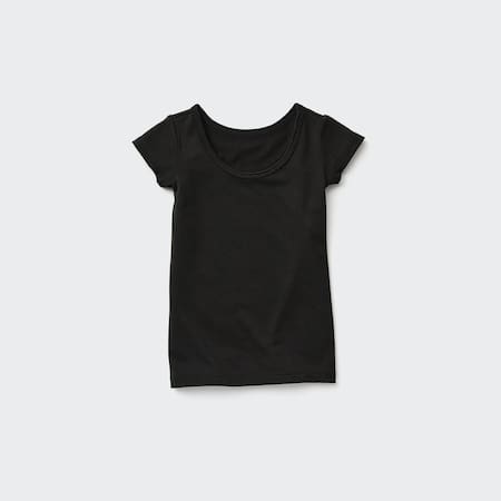 Baby HEATTECH T-Shirt mit weitem Rundhalsausschnitt