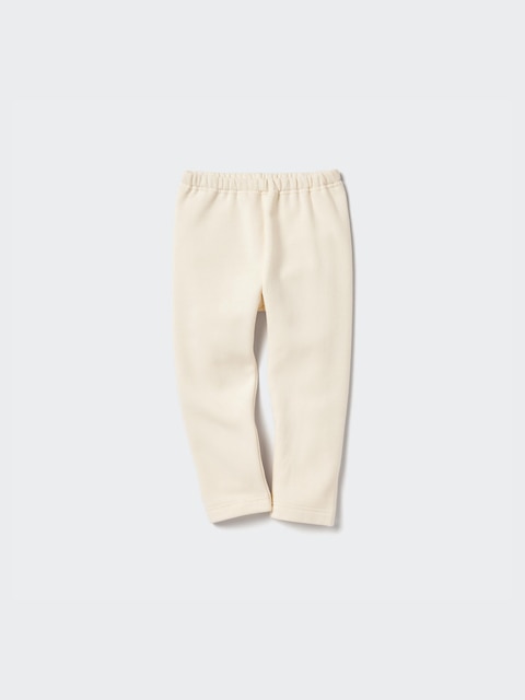 Uniqlo Gebroken Wit - Kids Fleece Legging - 3-4 Jaar (110Cm)
