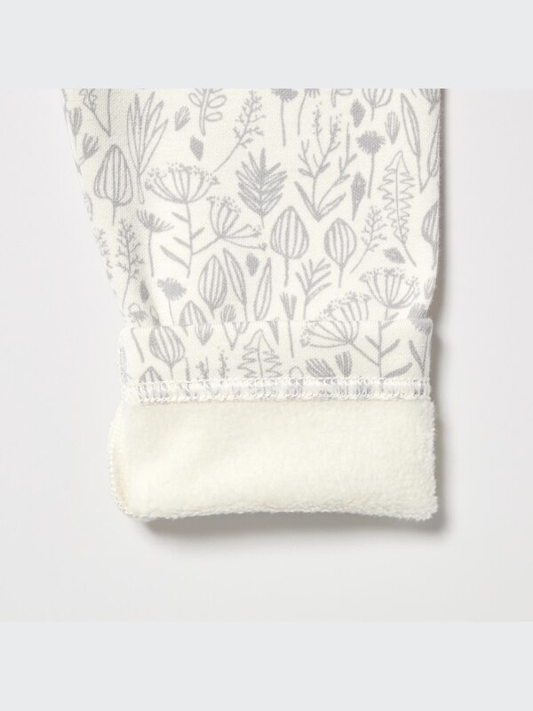 Fleece Full-Length Leggings (Flower)