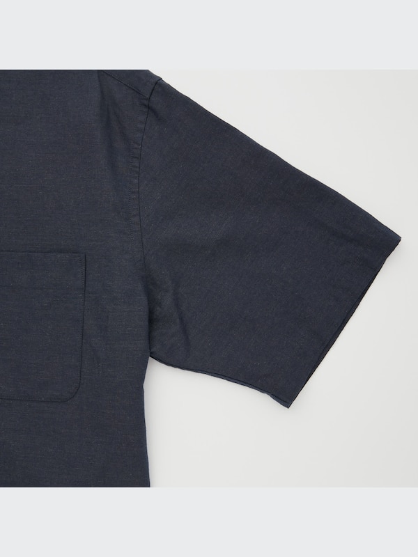Linen Cotton Short Sleeve Shirt