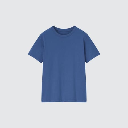 T-Shirt Cotone A Colori Girocollo Bambino