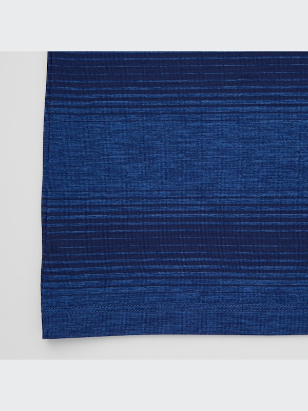 DRY-EX Striped Crew Neck Short-Sleeve T-Shirt