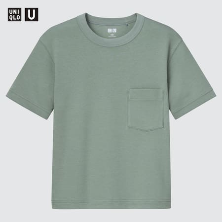 T-Shirt Uniqlo U AIRism Cotone Girocollo Bambino