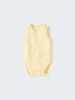 Toddler Cotton Mesh Inner Sleeveless Bodysuit