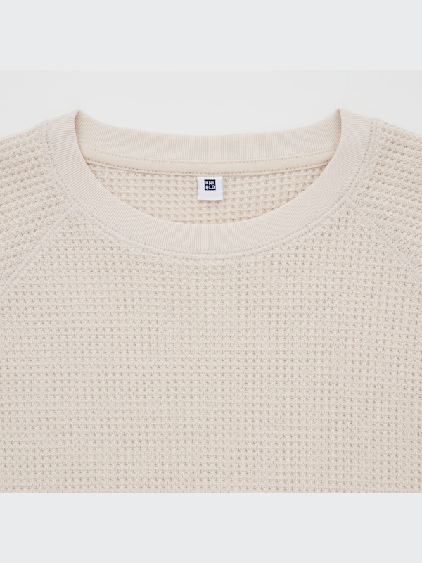 Waffle Long-Sleeve Dress