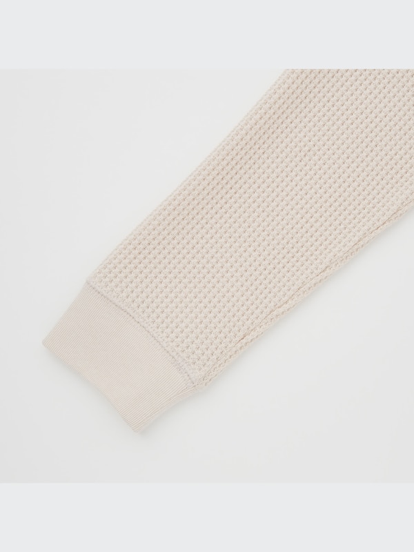 Waffle Long-Sleeve Dress