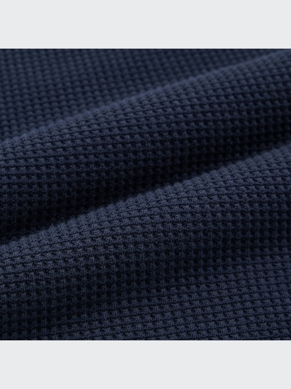 Waffle Long-Sleeve Dress