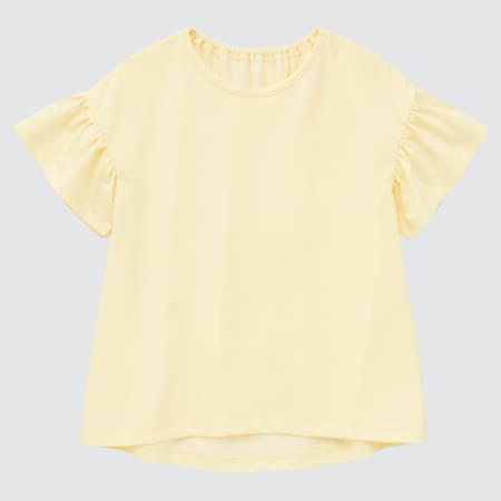 Toddler AIRism Cotton Frilled T-Shirt