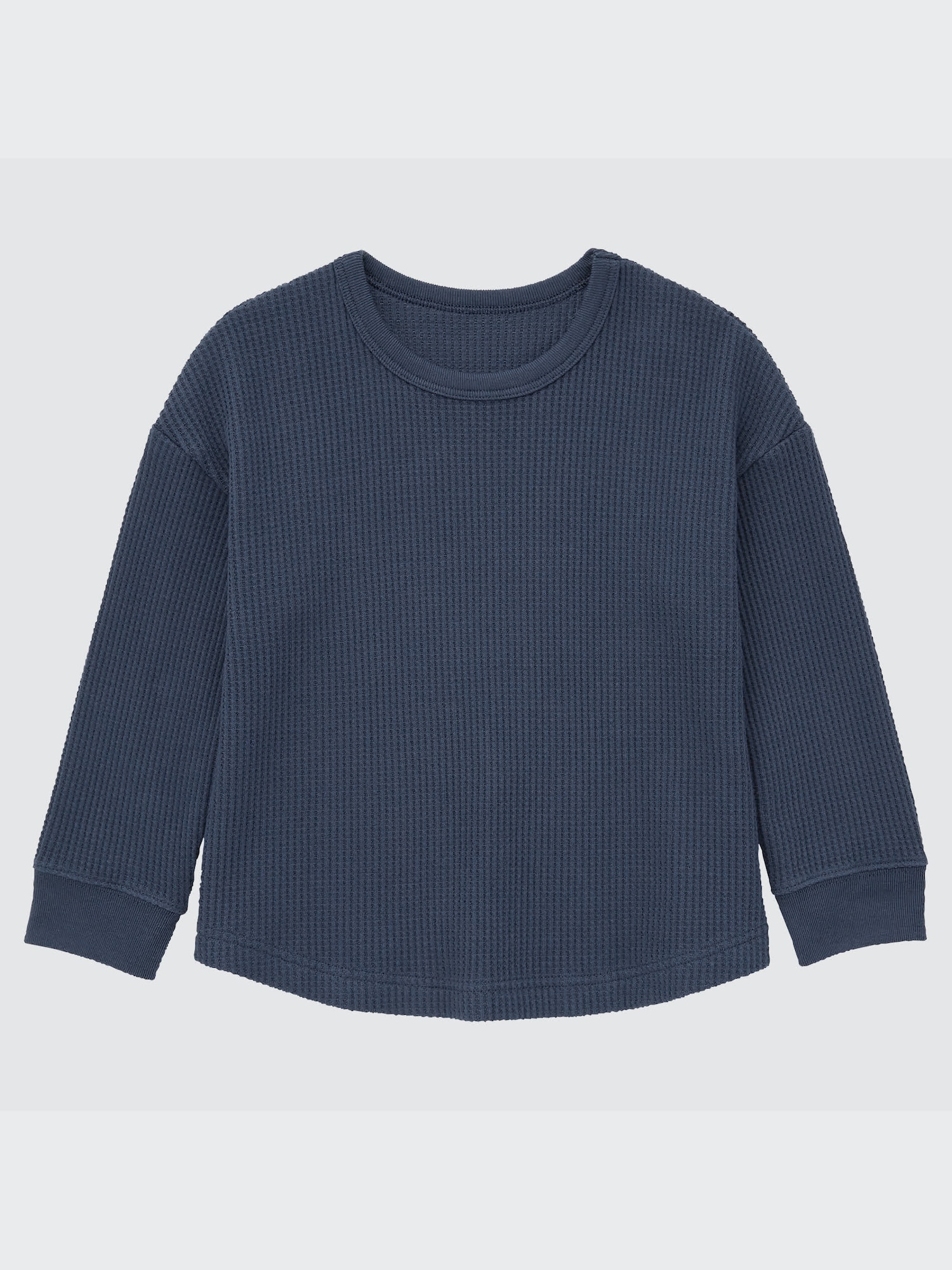 Waffle Crew Neck Long Sleeve T Shirt UNIQLO US