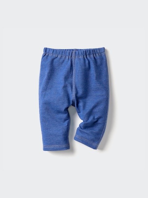 Детские укороченные леггинсы Uniqlo | Джинсовые BLUE