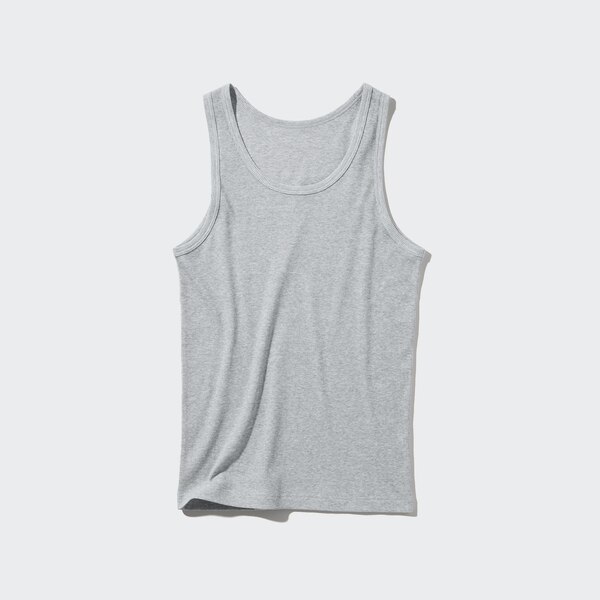 Dry Color Ribbed Tank Top UNIQLO US