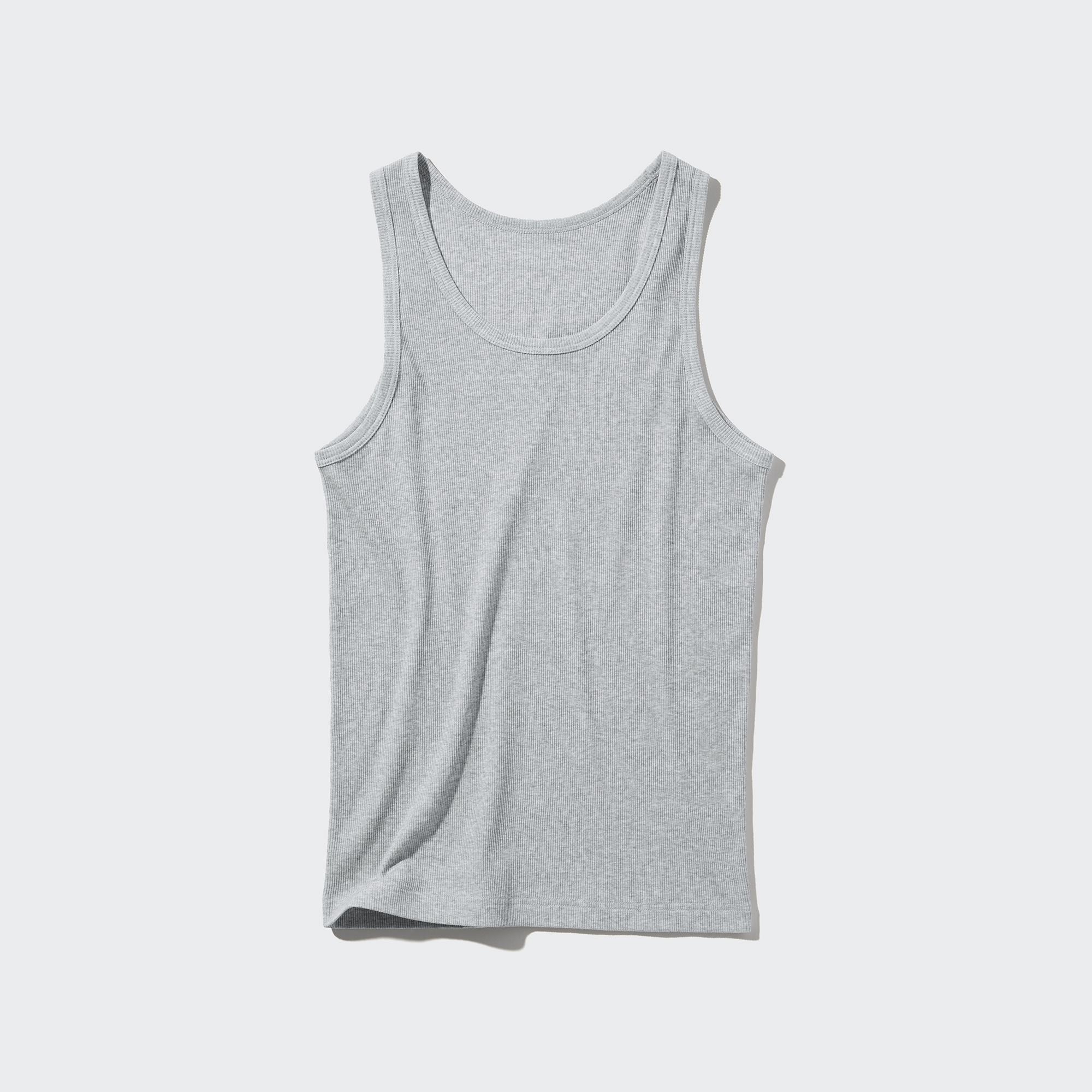 MEN'S DRY COLOUR RIBBED TANK TOP | UNIQLO CA