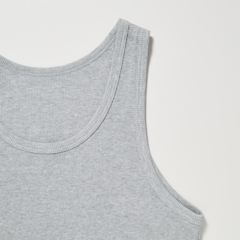 Reviewing the UNIQLO bra tank top 💕 This classic ribbed tank top has , Tank Top