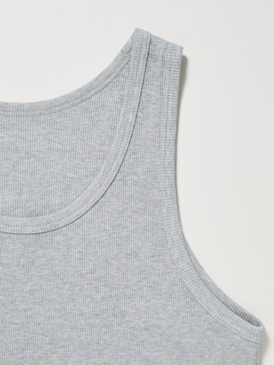 Dry Color Ribbed Tank Top
