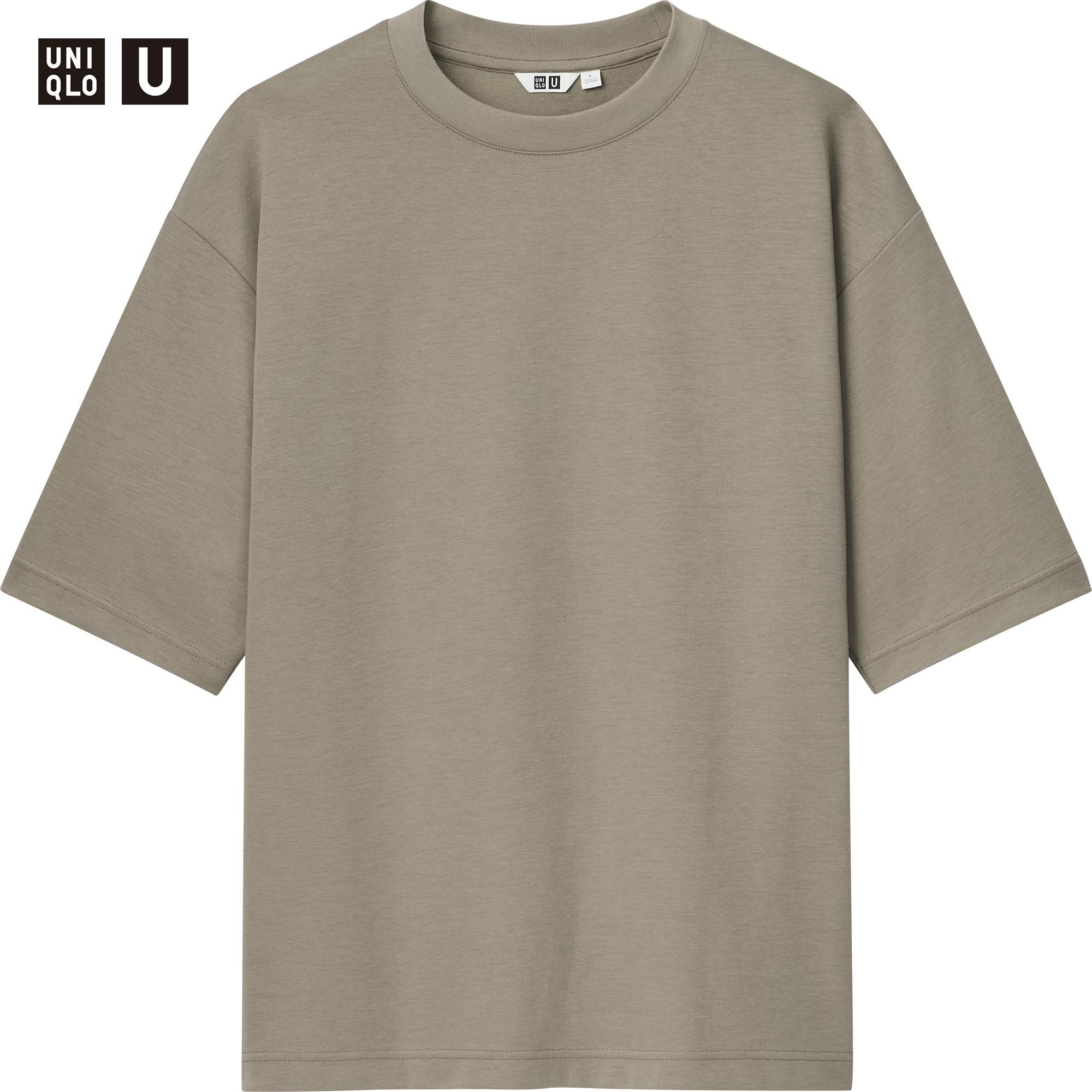 uniqlo oversized crew neck t shirt