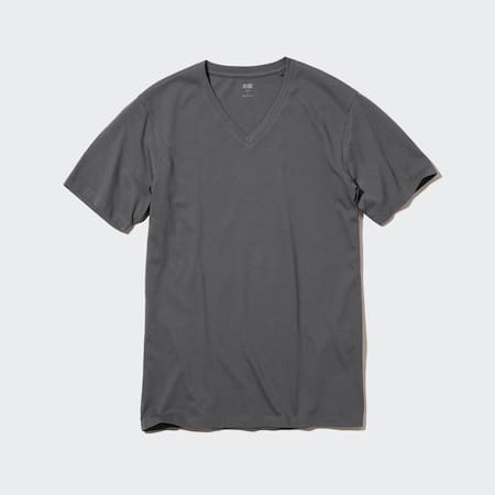 Herren Supima Baumwolle T-Shirt mit V-Ausschnitt