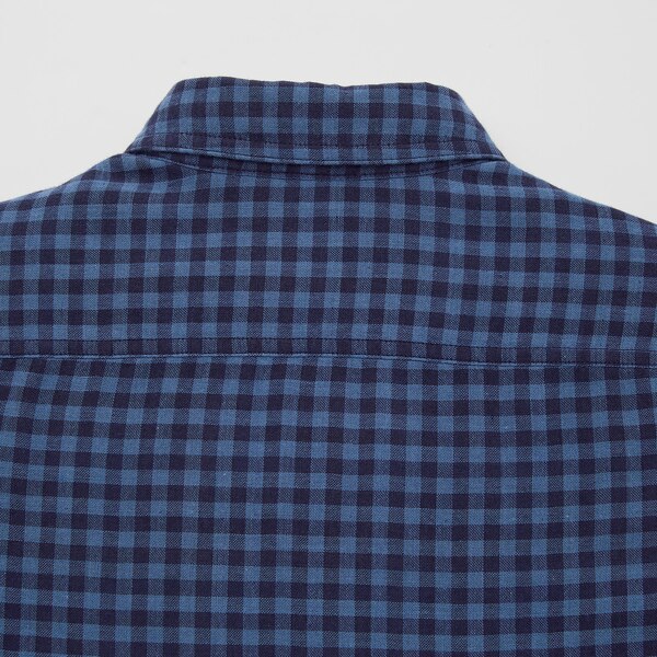 Double Gauze Checked Long-Sleeve Shirt | UNIQLO US