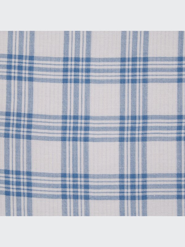 Double Gauze Checked Long-Sleeve Shirt