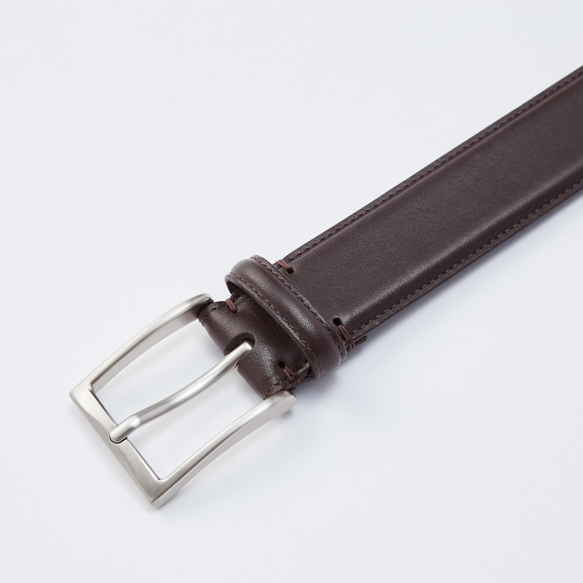 Italian Leather Stitched Belt UNIQLO GB