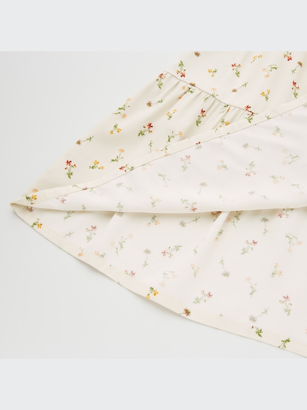 ROBE IMPRIMÉ FLEURS À MANCHES COURTES FILLE