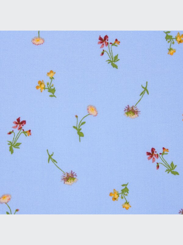 ROBE IMPRIMÉ FLEURS À MANCHES COURTES FILLE