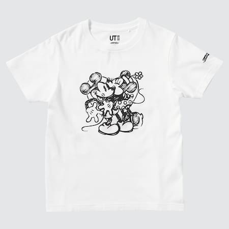 Kids Monochrome Mickey UT Graphic T-Shirt